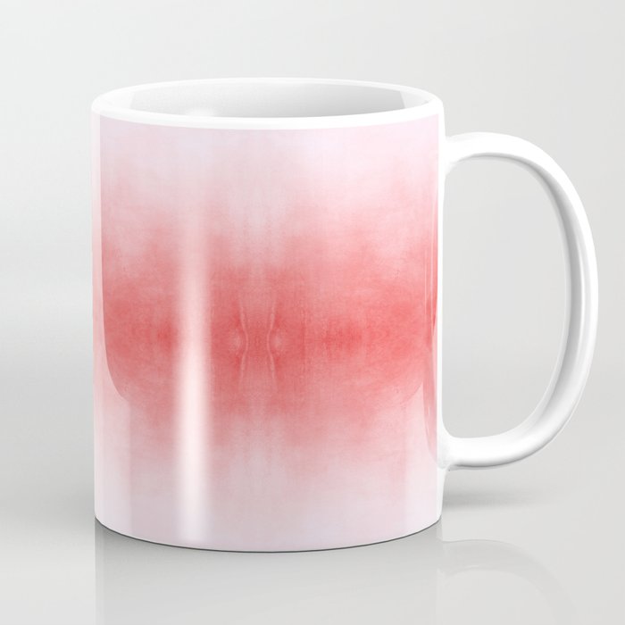 Watercolor Blush Pink Ombré Shibori Coffee Mug