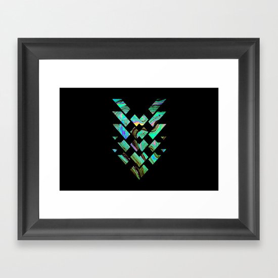 Tri Punch Fitted Framed Art Print