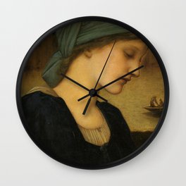 Edward Burne-Jones - Flamma Vestalis Wall Clock