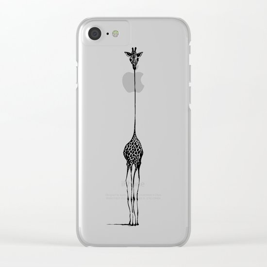 Giraffe Clear iPhone Case