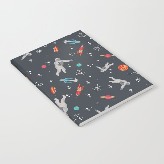 Spaceships, planets and Astronaut Notebook