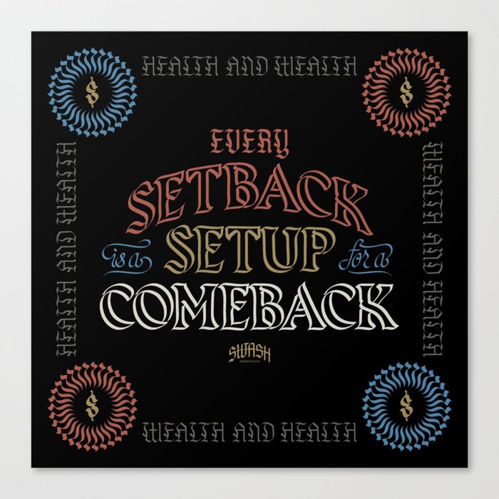 Comeback Canvas Print