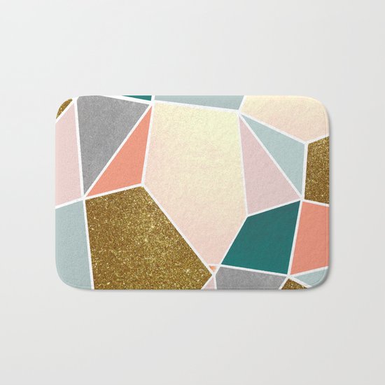Geometric #society6 #decor #buyart Bath Mat