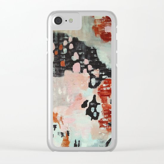 Abstract painting Clear iPhone Case