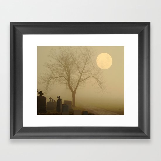 Encroaching Fog Framed Art Print