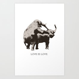Love is Love Art Print | Pop Art, Love, Animal, Funny 