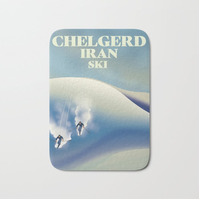 Chelgerd Iran Ski. Bath Mat