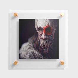 Scary ghost face #10 | AI fantasy art Floating Acrylic Print