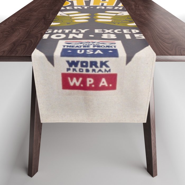 Mason Opera House Brothers By Herbert Ashton Jr USA Federal Theatre Project Wpa Table Runner