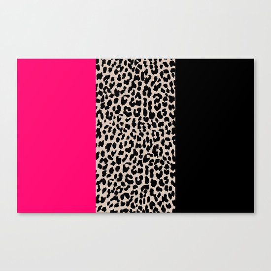 Leopard National Flag IV Canvas Print