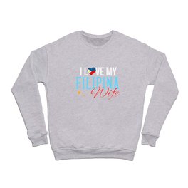 Filipino Philippines Gift Flag Pinoy Crewneck Sweatshirt