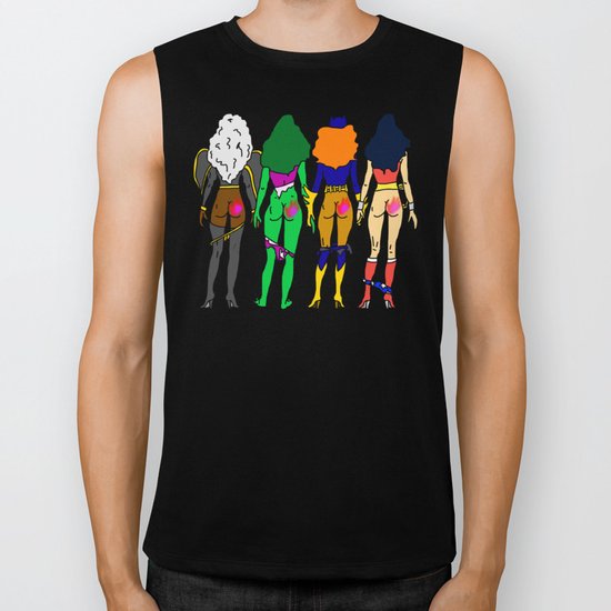 Superhero Love 2 - Foursome Biker Tank