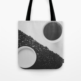 Black and White Coffee Tote Bag
