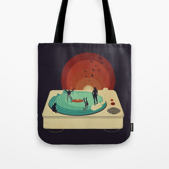 Soundwaves Tote Bag