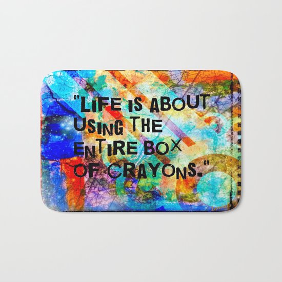 Crayon Box 2 Bath Mat