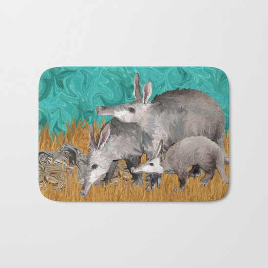 3 As in Aardvark Bath Mat