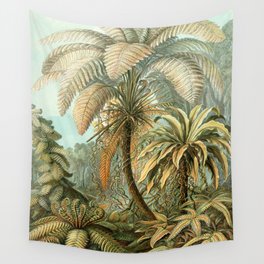 Vintage Tropical Palm Wall Tapestry