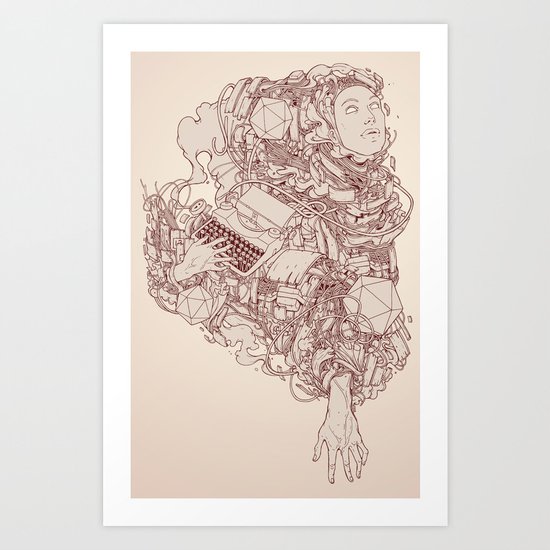 Hand of God Art Print