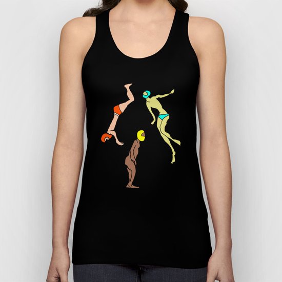 Martians Landing Unisex Tank Top