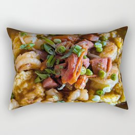 Shrimp and Grits Rectangular Pillow