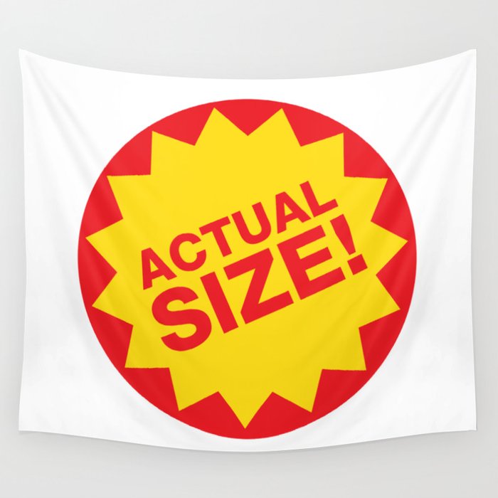 Society6 tapestry 2025 sizes