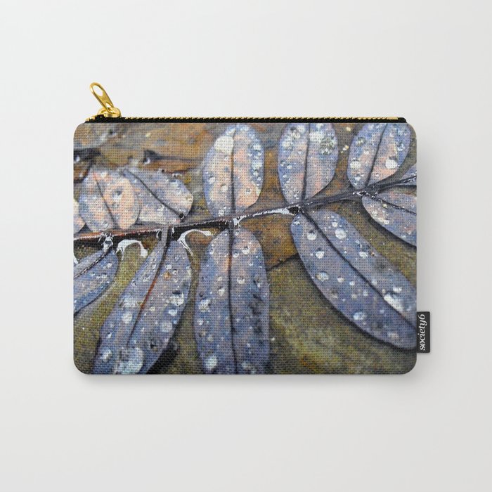 Rainy Leaves Carry-All Pouch
