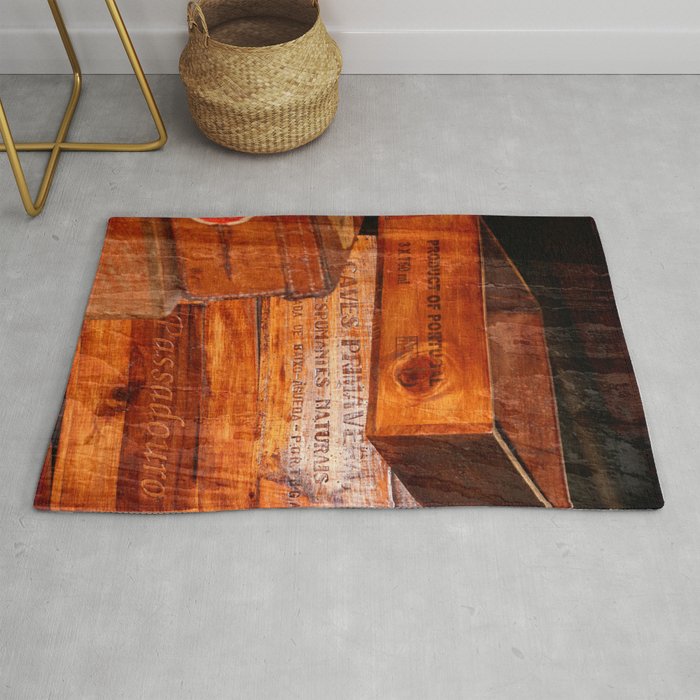 Wine crates Rug