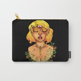 Sunshine Carry-All Pouch | Marker, Gore, Color, Ust, Drawing, Pen, Girl, Floral, Blood, Guro 
