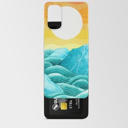 Flowing glaciers Android Card Case