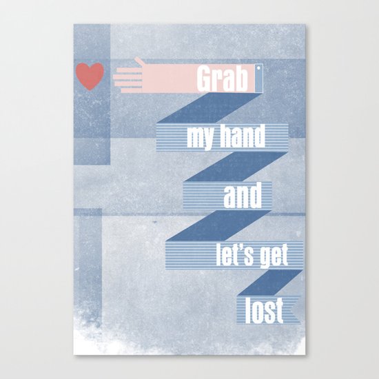 grab my hand... Canvas Print