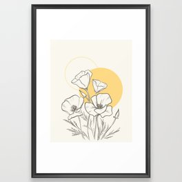 California Poppies Framed Art Print