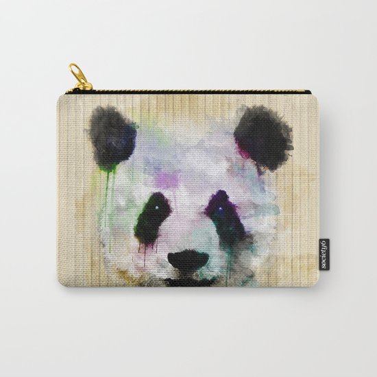 Panda Face - Watercolor Carry-All Pouch