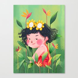 Green Summer Canvas Print