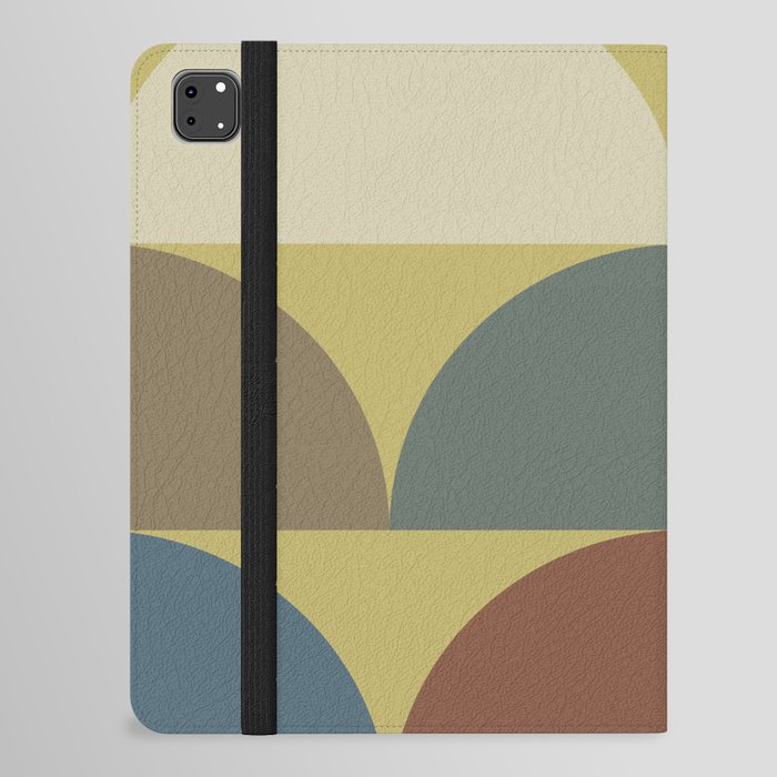 Geometry color arch shapes composition 3 iPad Folio Case
