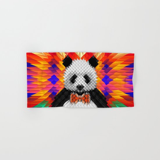 Geo Panda Hand & Bath Towel