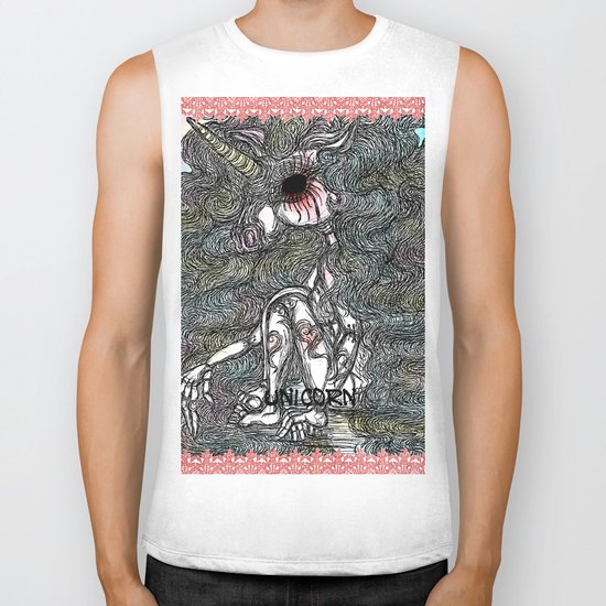 Unicorn Biker Tank