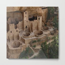Cliff Palace Overview Metal Print | Building, Walldecor, Colorado, Nationalpark, Archaeologicalsite, Color, Christianeschulze, Mountain, Cliffdwelling, Landmark 