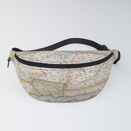 Turkey Map - Mercator - 1584 Vintage pictorial map Fanny Pack