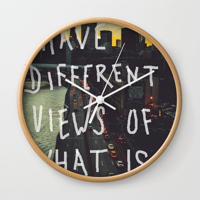 Different Views Wall Clock