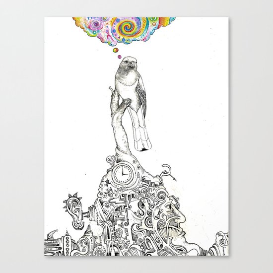 Bird Thought 1 Canvas Print