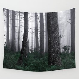 Forest Fog Fun Adventure Wall Tapestry