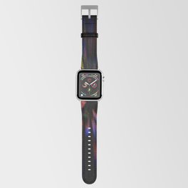 Digital power glitch lines Apple Watch Band