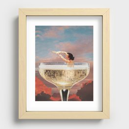 CHAMPAGNE DREAMS by Beth Hoeckel Recessed Framed Print