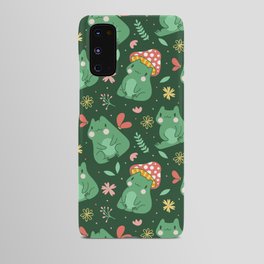 Mushroom Forest Frogs Android Case