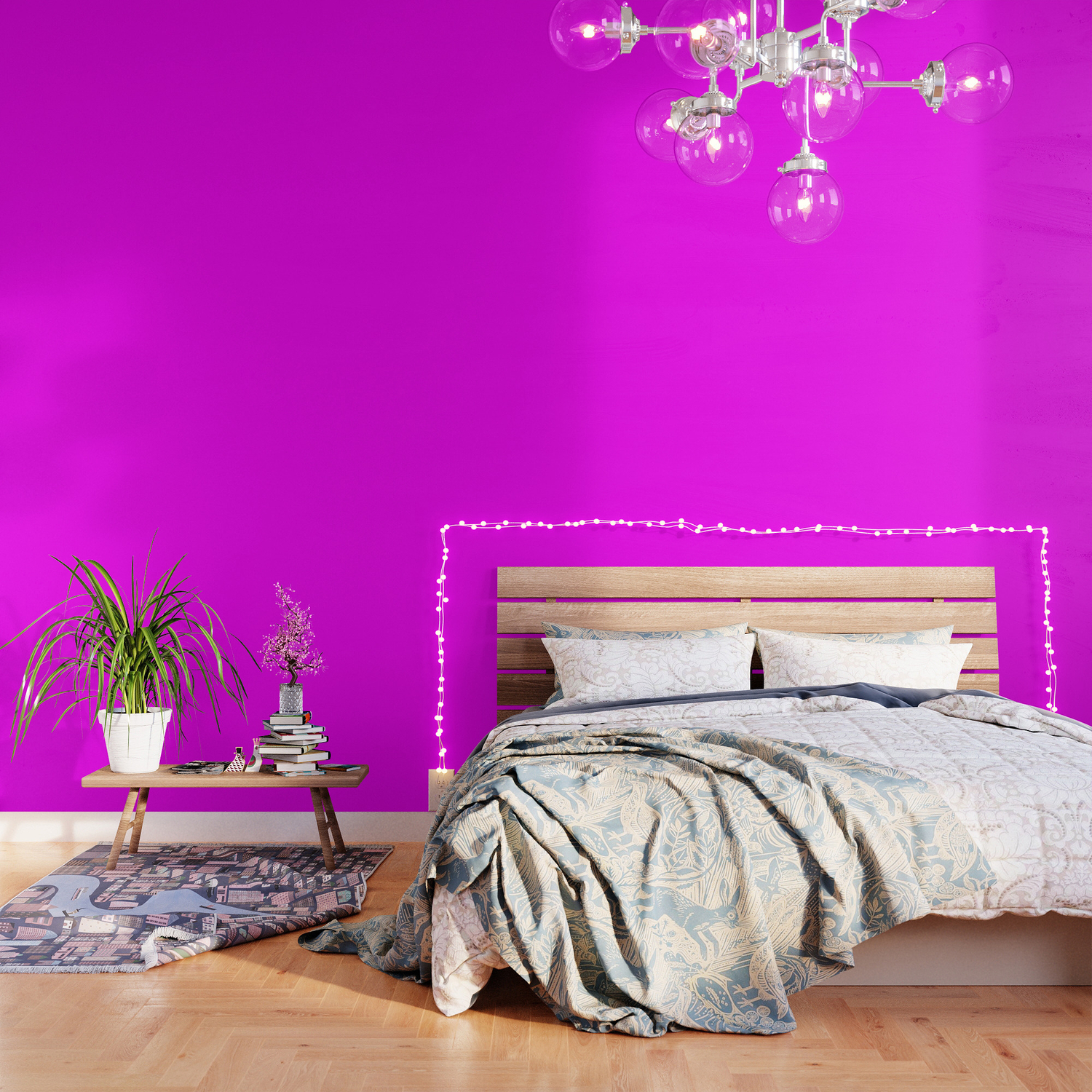 Light Magenta Plain Color Wallpaper By Abstract Studio Society6