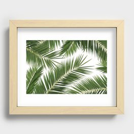 Palm Leaves Jungle Finesse #1 #tropical #wall #art #society6 Recessed Framed Print