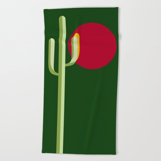 verde esperanza Beach Towel