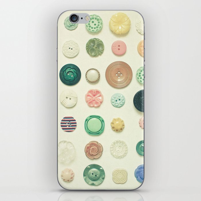 The Button Collection iPhone Skin