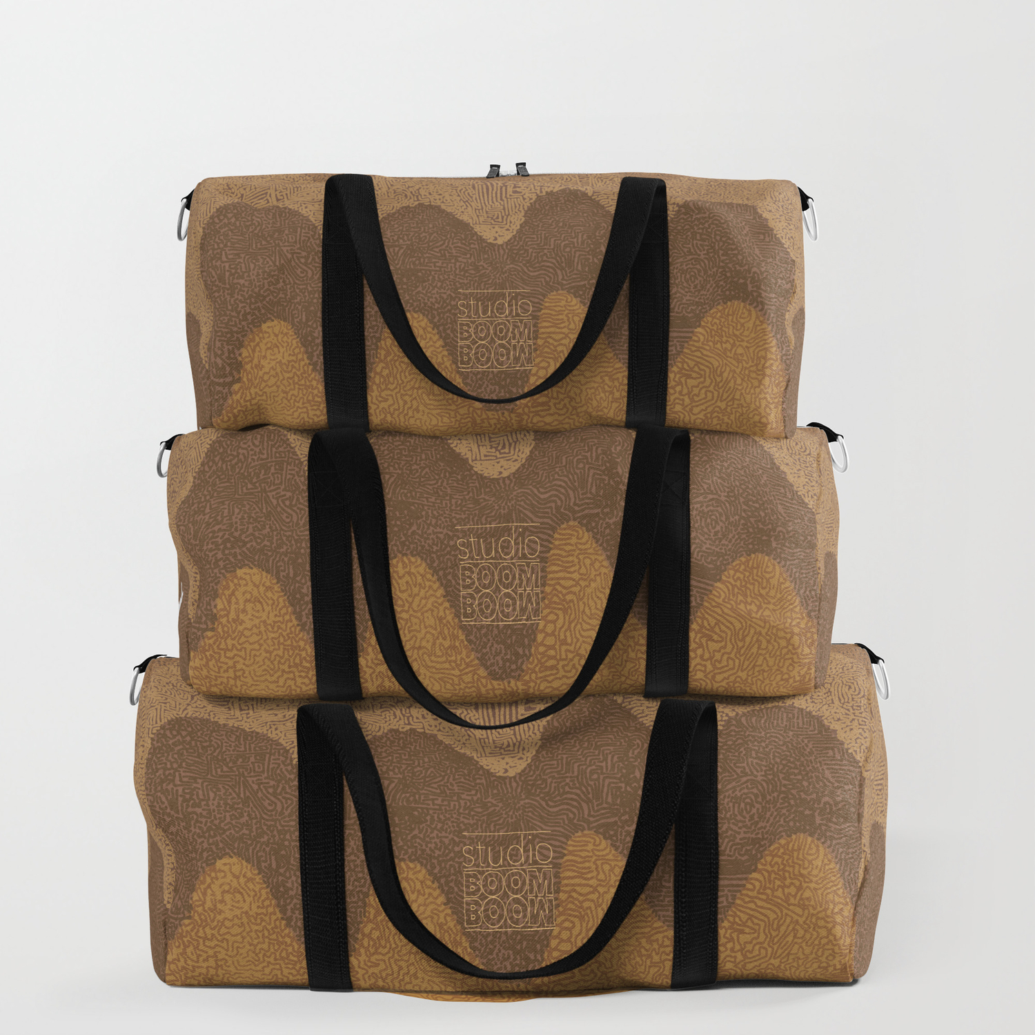 Under The Influence Marimekko Curves Whole Wheat Duffle Bag By Studioboomboom Under The Influence Marimekko Curves Whole Wheat Duffle Bag By Studioboomboom