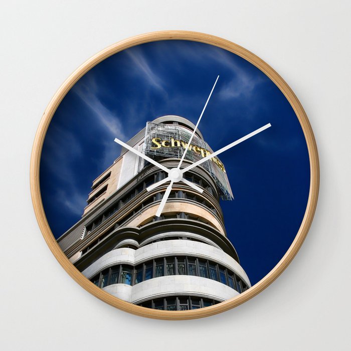 Madrid, Spain Wall Clock